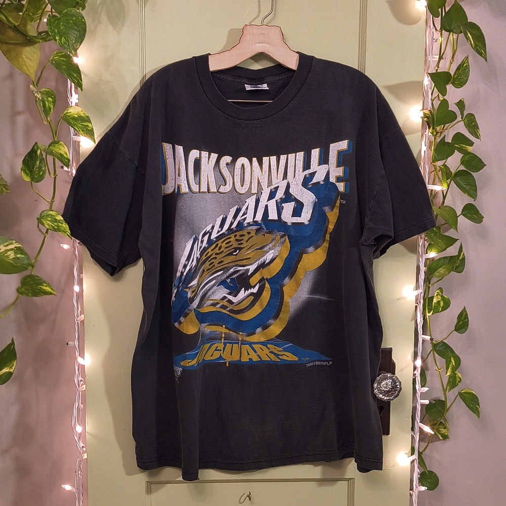 Men's College Concepts Jacksonville Jaguars Faded Black T Shirt XL